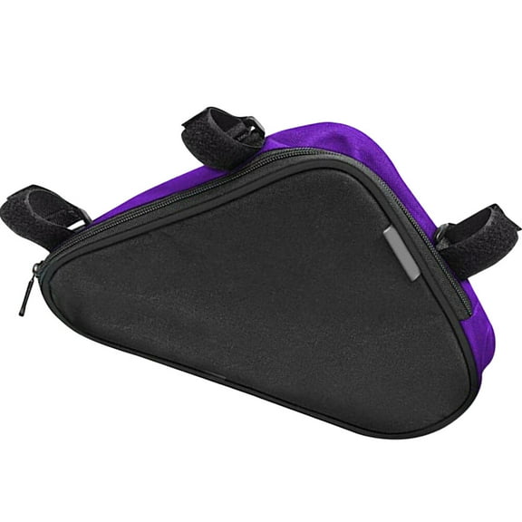 Houderco 1Pack Bicycle Bags for Bikes Dark Purple Triangular for Outdoor Activities