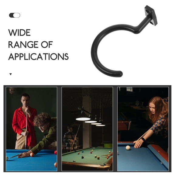 Raindrops Billiards Table Frame Cue Holder Rack Bracket for Hanging Made of Color