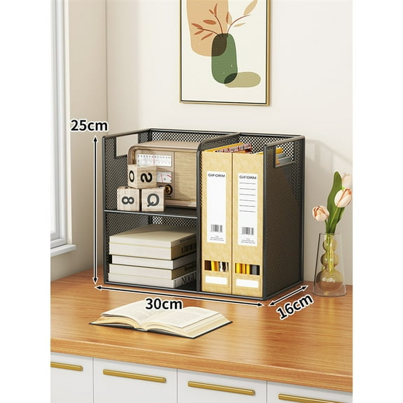 Raindrops Binder Holder For Efficient Workspace Management File Holder And Office Supplies Storage Organizer For Home And Office Use