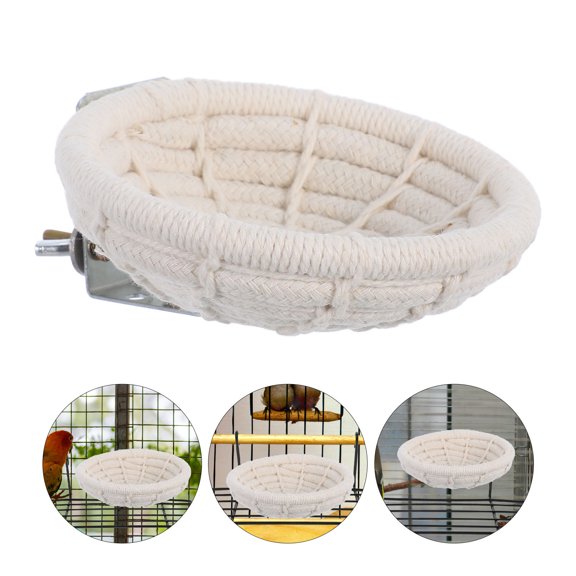 Raindrops Hanging Bird Nest Cotton Rope For Pet Owners 1Pack