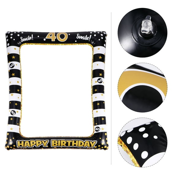 Raindrops Birthday Party Photo Booth Props Frame Retirement Travel Child