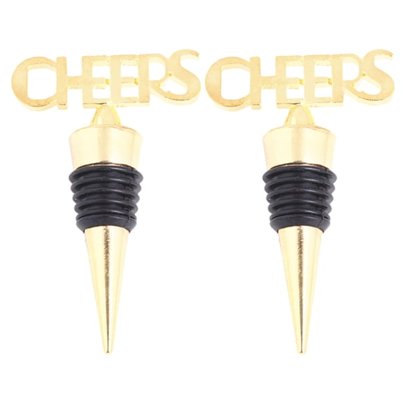 Raindrops Birthday Reusable Wine Stopper with CHEERS Letters Gift