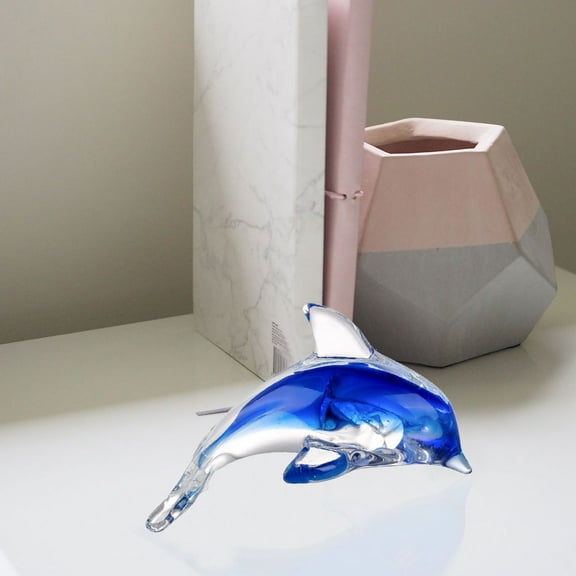 Raindrops Home Dolphin Decor Dolphin Desk Decoration Dark Blue 1Set