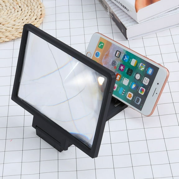 Raindrops Black ABS Screen Magnifier for Computer Monitor 1Pcs