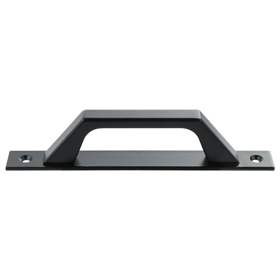 Raindrops Black Aluminium Alloy Barn Door Handle Antique Gate Pull for Open and Close Door Use 5.5 inch