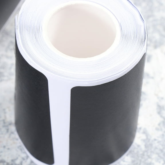 Raindrops Black Chalkboard Stickers for Jars Labeling PVC Adhesive Waterproof Practical for Kitchen Use with Large Quantity 2Pcs