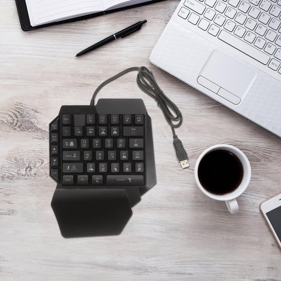 Raindrops Backlight Gaming Keyboard Single Hand Designed for Accurate E-Sport Operation