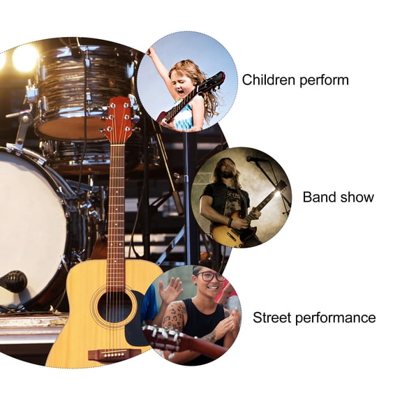 Raindrops 1Pc Black Instrument Strap Lock Guitar Button Anti Falling Easy Install