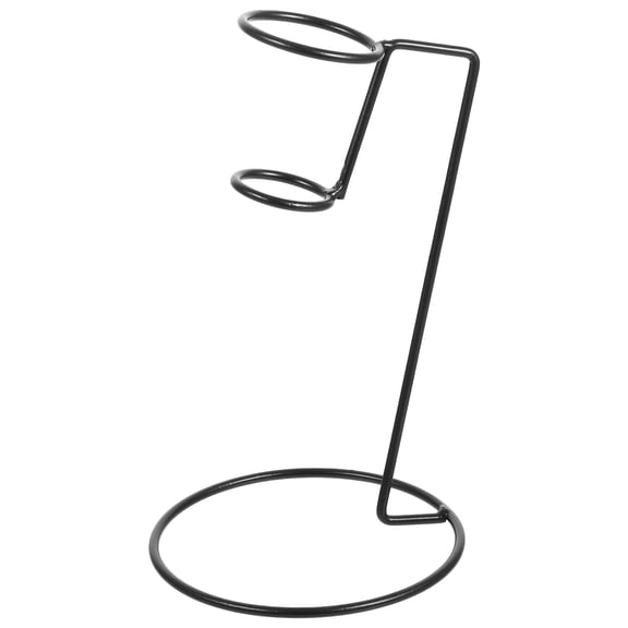 CRILSTYLEO Ice Cream Cone Holder Stand Black 1Pack 6.88X3.93X3.93in