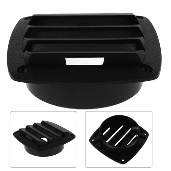 Raindrops Black Marine Vent 1Pack 12.70X12.70X5.00CM Boat Ventilation System for Vehicles