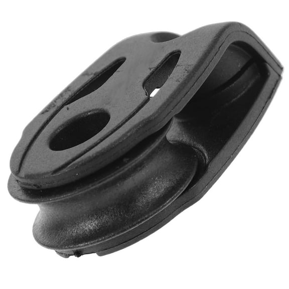 Raindrops Black Nylon Single Pulley Cable System for Gym, Sailboat, Crane - Lifting Accessory