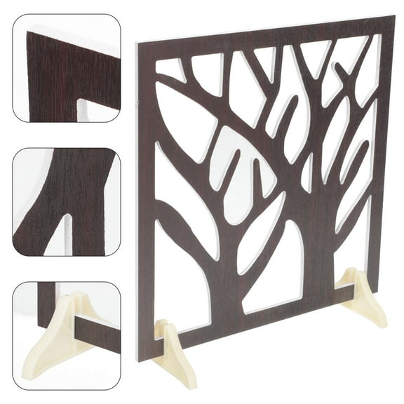 Raindrops Black PVC Window Frame Decor for Wall Backdrop Photo Prop Simple Elegant Home Crafts 17.7x19.7 Inches