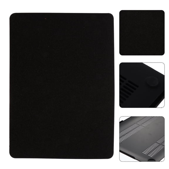 Raindrops Black Plastic Laptop Cover 1Pack for with Anti-scratch Function