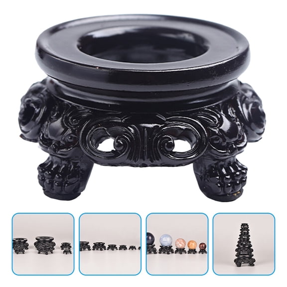 CRILSTYLEO Black Stand Holder 1 Piece 2.0 x 2.0 x 1.2 Inches for Display and Decoration