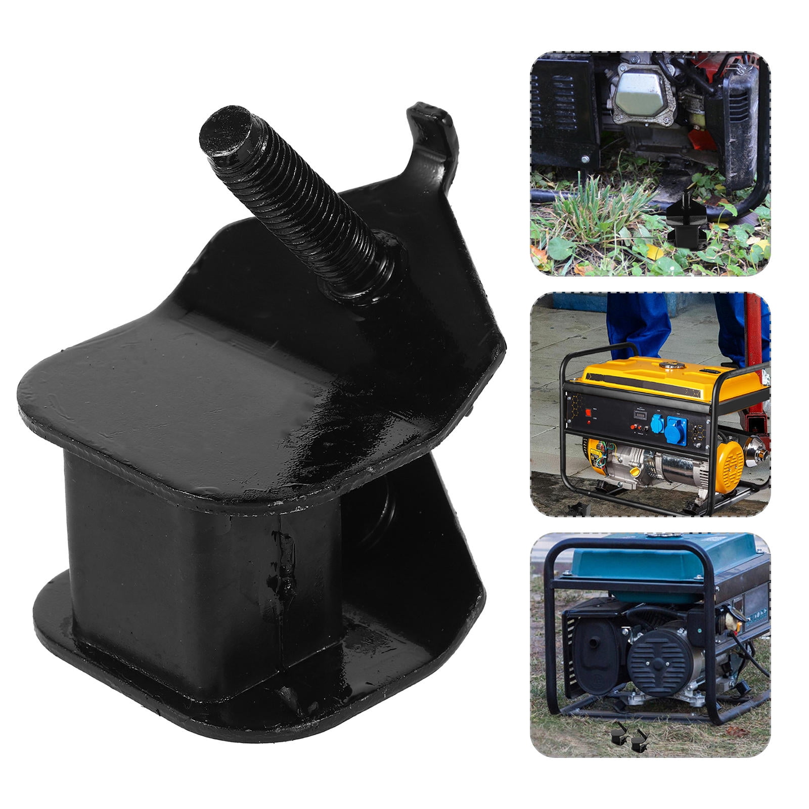 Raindrops Black Rubber Motor Mounts for Engines Anti-Vibration Pads Set ...