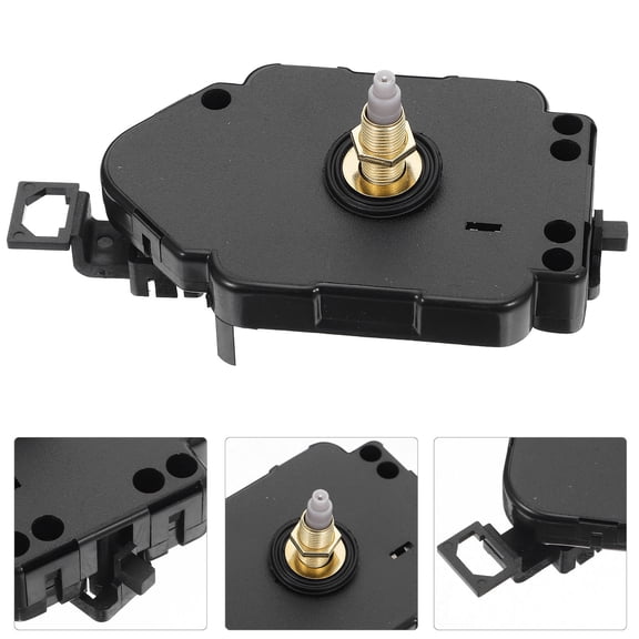 Raindrops Black Silent Quartz Pendulum Clock Mechanism with Left Right Swing for Wall Clocks