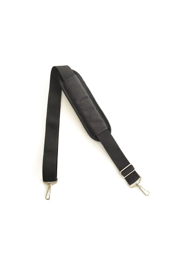 Wide Black Shoulder Sling Strap for Handbags and Crossbody Bags, Adjustable Bag Strap