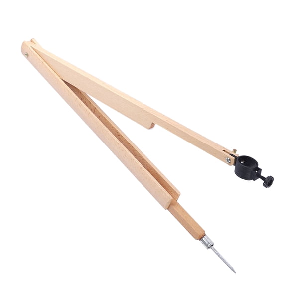 Raindrops Blackboard Drawing Tool Beam Compass Beige Wood for Teachers and Students 1Set