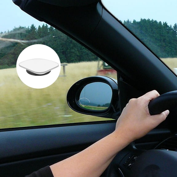 Raindrops Auxiliary Blind Spot Mirror for Car Visor - Rear View Side Mirror for Safer Driving