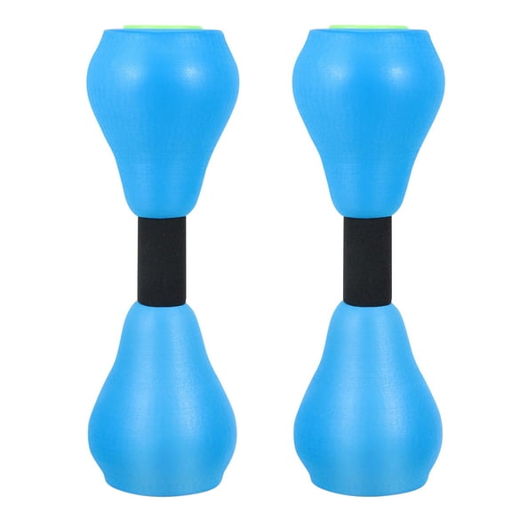 Raindrops Blue EVA Dumbbells for Fitness Use Perfect for Home Gym and Travel Small Size 2 Pcs