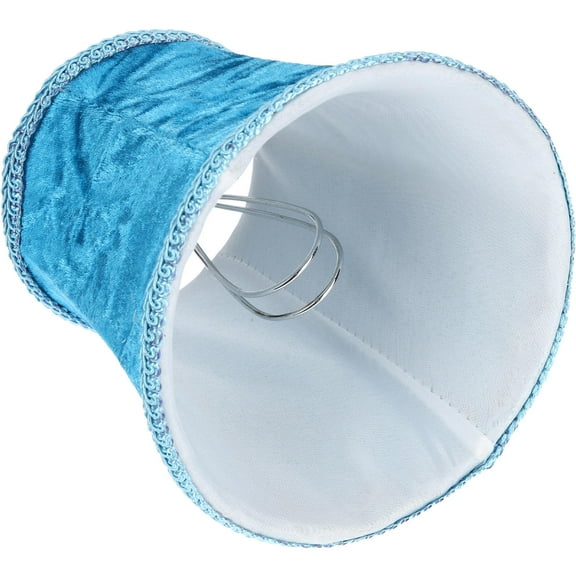 CRILSTYLEO Small Lampshade for Bedside Lamps Blue 1Pcs 4.7x4.7in