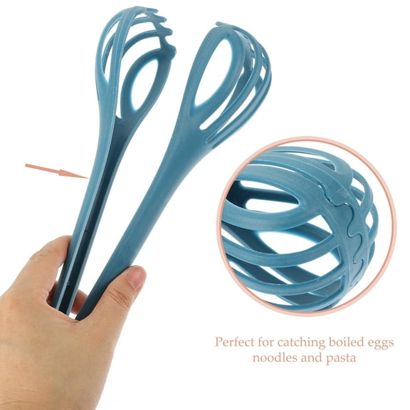 Raindrops Blue PP Kitchen whisk with Separable Design for Easy Cleaning and Multi Use in Home Cooking 7 Inch