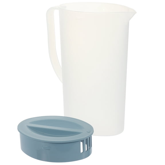 Raindrops Blue Plastic Water Pitcher with Lid for Home Use Great for Parties and Family Dinners 1 pc
