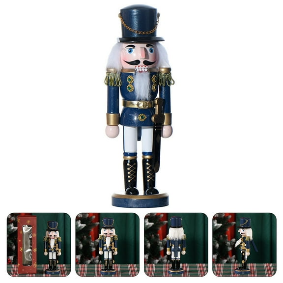 DEMACRIO Wood Nutcracker for present 1Pack 10.8x3.8in