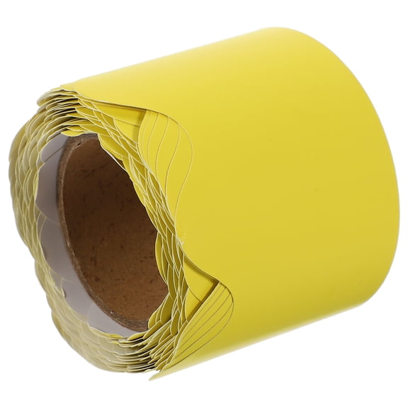 CHICHUMID Yellow Decorative Paper Border Trim for Walls and Bulletin Board Decoration