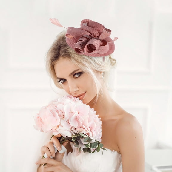 Raindrops Pink Spiral Hairpin Boho Hair Accessories for Women, Perfect for Special Occasions, 1 Piece