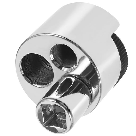 Raindrops Bolt Extractor Socket Set Stud Extractor Carbon Steel Silver 1 Set 8.00X5.80X5.80CM