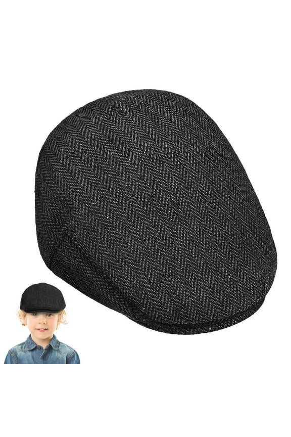 Boys Flat Cap Classic Newsboy Cap Toddler Boys Cap Herringbone Newsboy Hat Page Boy Hat Baker Hat Child Flat Hat