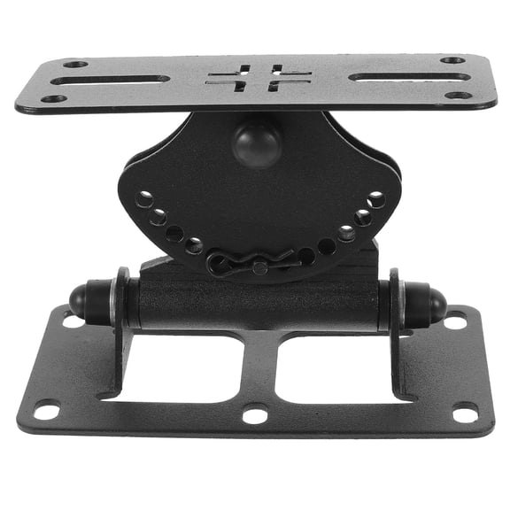 LABRIMP Black Metal Wall Mounted Speaker Shelf Rack for High Fidelity Audio Systems, and Space-Saving Design