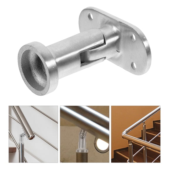 Raindrops Stainless Steel Hand Railing Brackets for Staircase Upgrade, Finish, Homeowners, 1 Piece Hardware