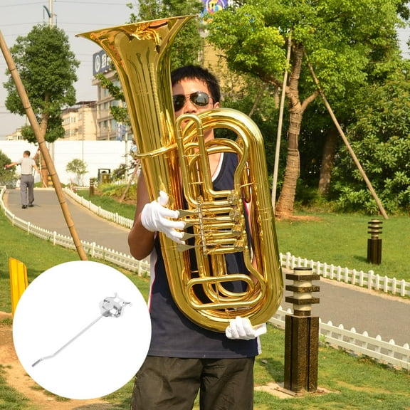 Raindrops Portable Brass Instrument Music Book Clip for Tuba Score Stand Rack in Finish
