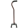 thumbnail image 1 of Raindrops Black FourLeg Aluminum Alloy Walking Cane for Men Comfortable Grip NonSlip for Walking Use 75 cm, 1 of 8