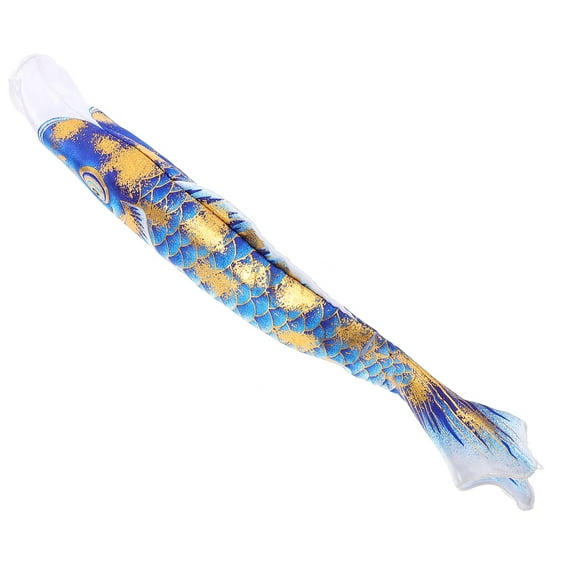 Raindrops Bronzing Carp Banner Hanging Wind Flag Festive Decoration