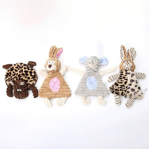 Raindrops Brown Plush Dog Toy in Creative Cartoon Monkey Design, 6.5 Inches, Helps Reduce Boredom for Pets