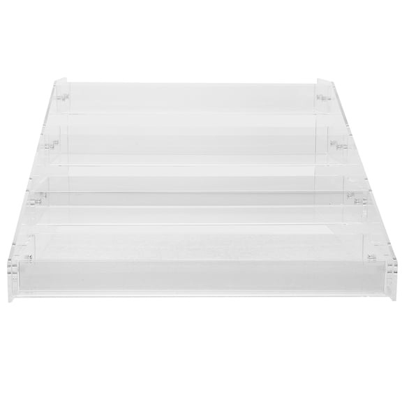 Raindrops Transparent Multi Layer Beverage Display Rack for Retail Store Drinks and Snacks