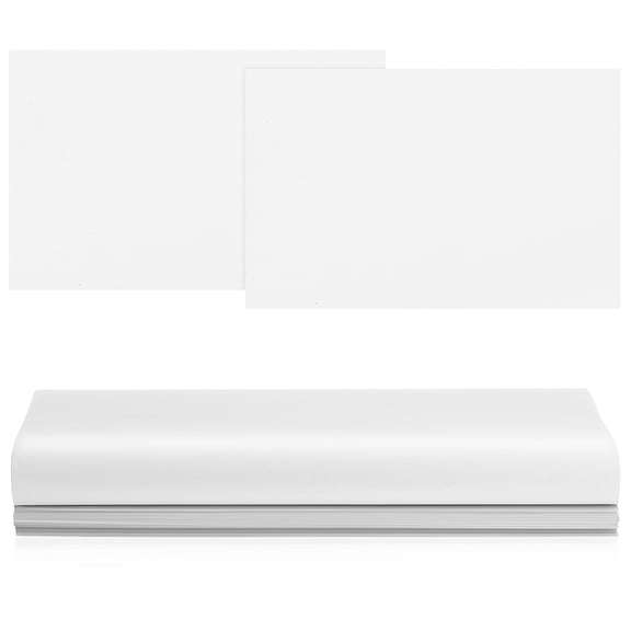 Raindrops White Craft Wrapping Paper Sheets with High Density for Secure Packaging