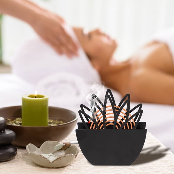 Raindrops Burner Hanging Holder Hollowout Leaf Incense Burner