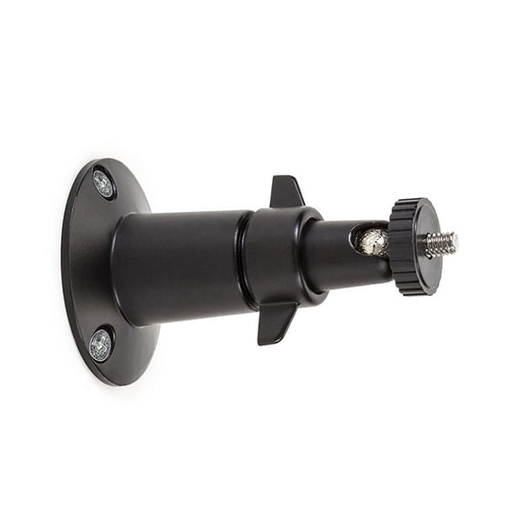 Raindrops 90 Degree Tilt Camera Wall Mount Bracket for Cctv Camera Black 2 Pcs