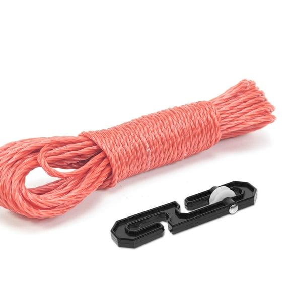 Raindrops Metal Clothesline Pulley Kit with Aluminum Plastic Wheel for Smooth Rope Movement and Easy Installation