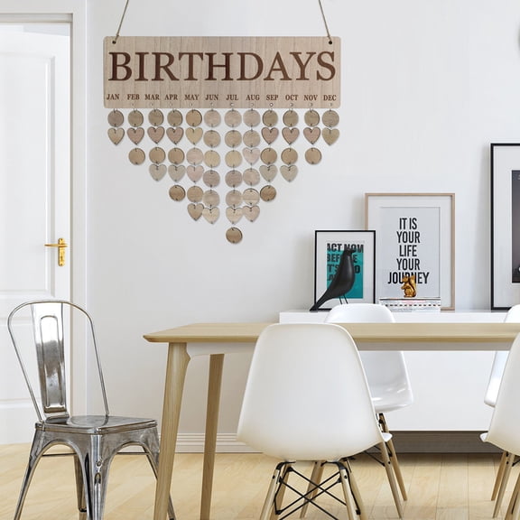 Raindrops Calendar Reminder Prop Birthday for Office Family Birthdays