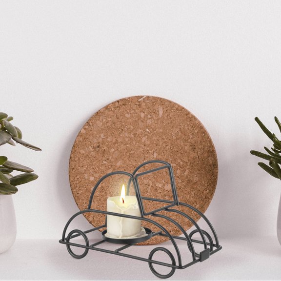 Raindrops  Candle Holder Decoration Wedding Tealight LED Decorations Office Black