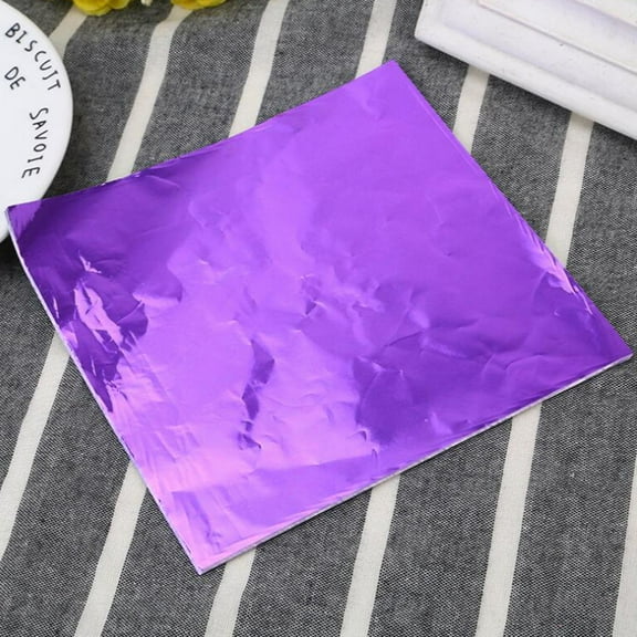 Raindrops Candy Packing Supplies Aluminium Foil Paper 9Packs 3.9x3.9in for Wedding and Party