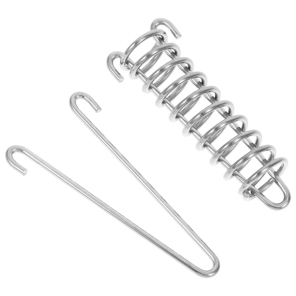 Raindrops Dog Walking Leash Shock Absorbing Spring Stainless Steel 1Pack for Hikes