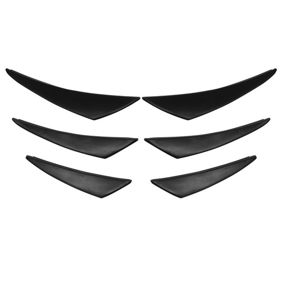 Raindrops Car Bumper Splitter Spoiler Diffuser Fins Universal Front Spoiler