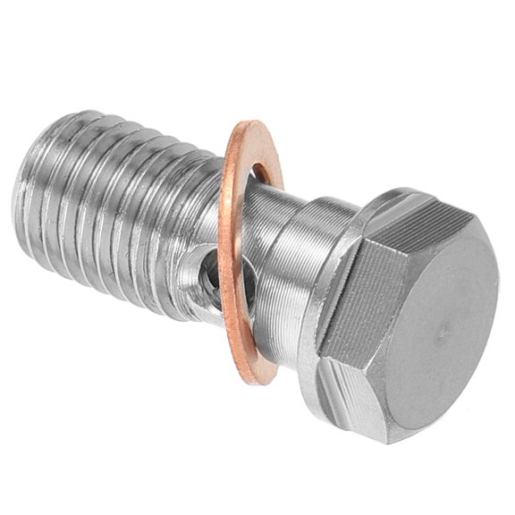 Raindrops Car Disc Brake Bolts 1 Set Stainless Steel for Brake System Repair Silver Hollow Design