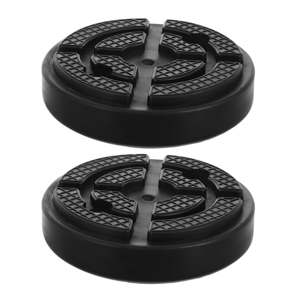 Raindrops Car Floor Jack Support Rubber Blocks Durable Black for Most Cars 2PCS